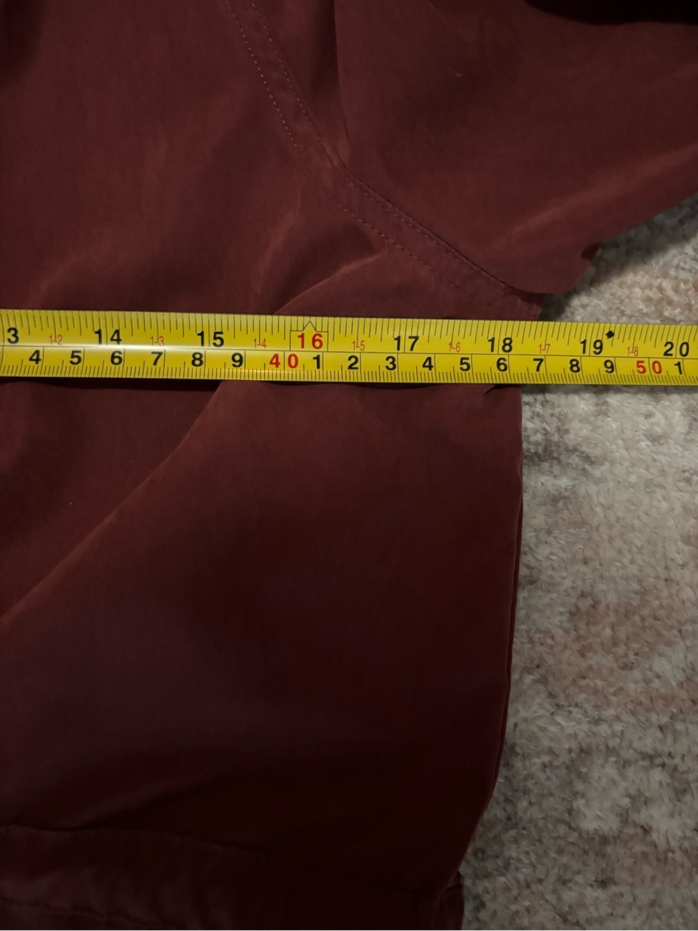NWOT Love Tree Hooded Drawstring Jacket - Rosewood - Picture 7 of 8